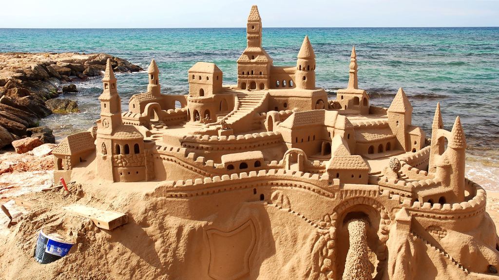 Waterfront Sand Castle