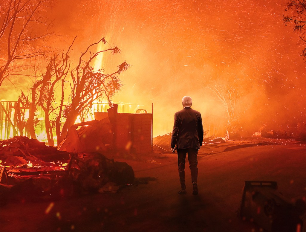 Biden Wanders Into Flames