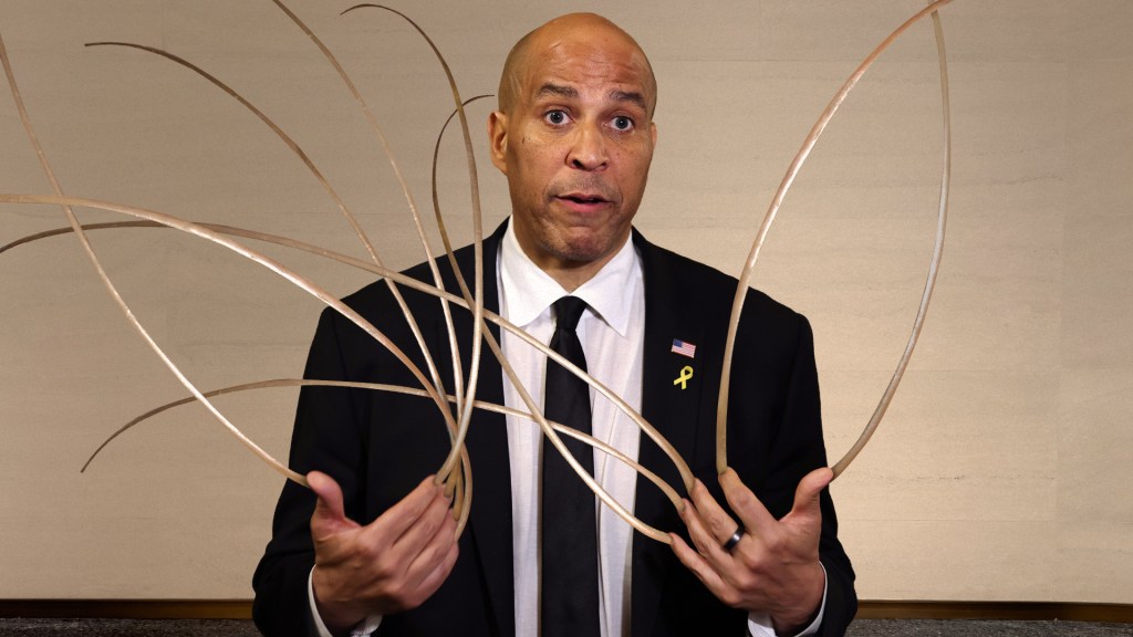 Cory Booker Sets Record For Longest Fingernails On Senate Floor