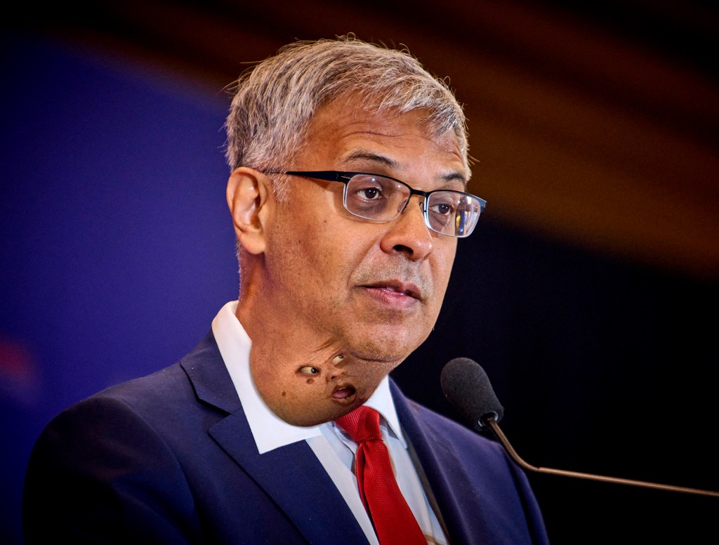 NIH Director’s Pulsing Neck Tumor Announces Cancer Research Cuts