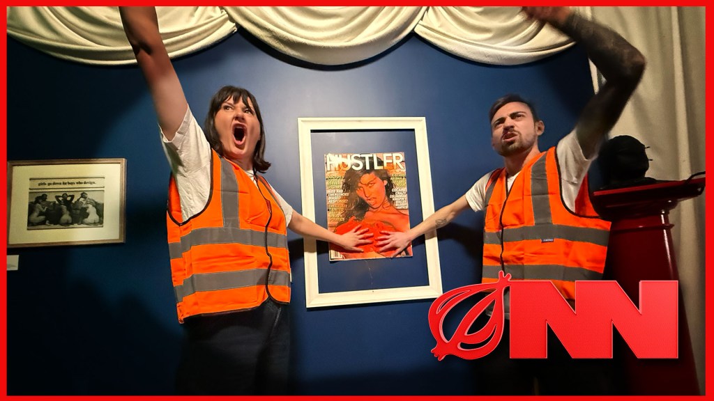 Climate Protestors Throw Paint On The Louvre’s 1988 Copy Of ‘Hustler’ Magazine