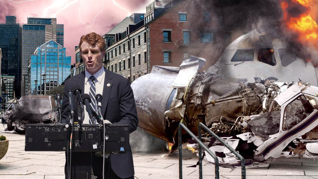 Joe Kennedy Dodges Crashing Planes, Swerving Cars After Announcing Campaign For Senate